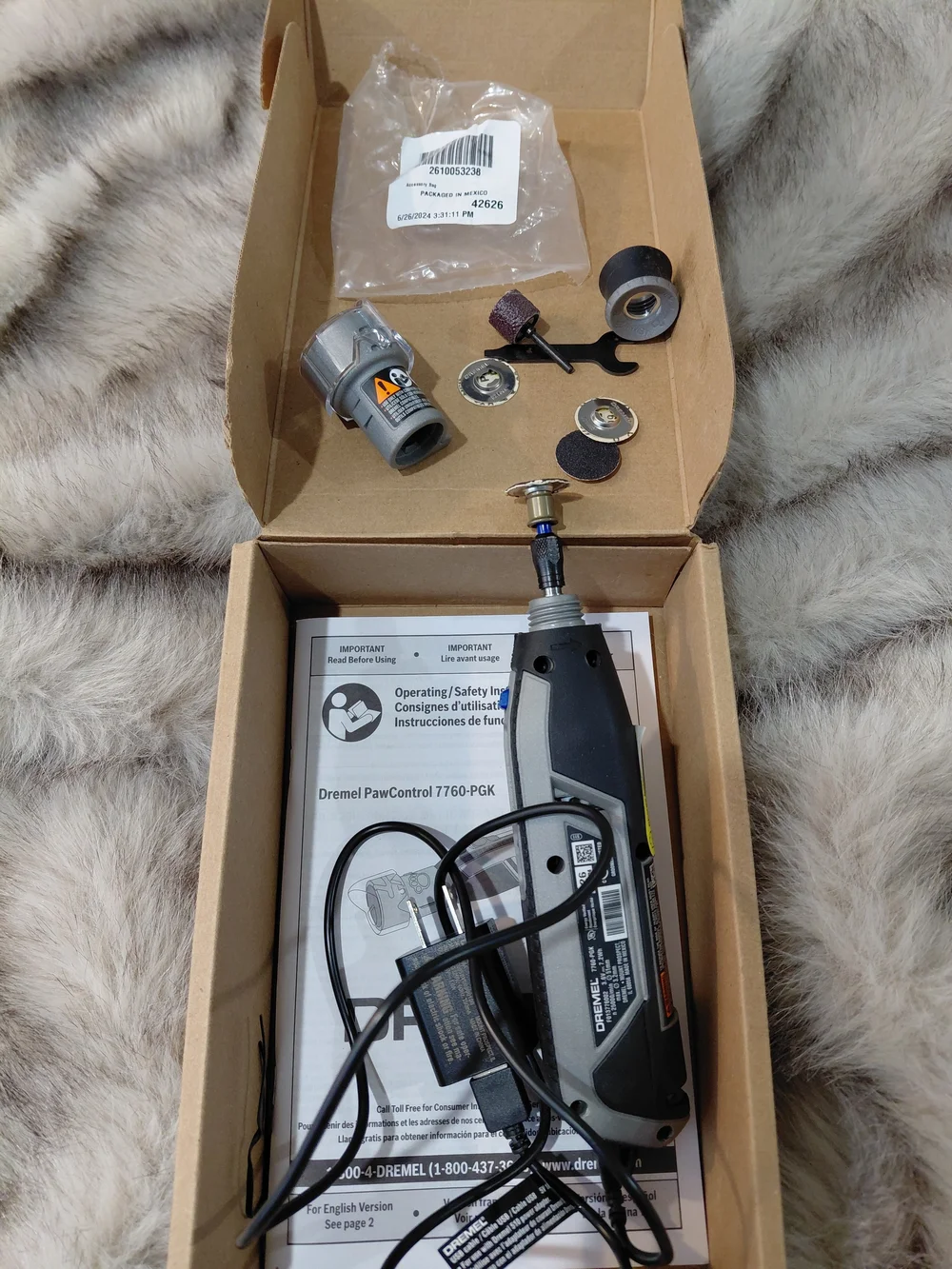 DREMEL Cordkess Pet Nail Grooming Kit PAWCONTROL 7760-PGK